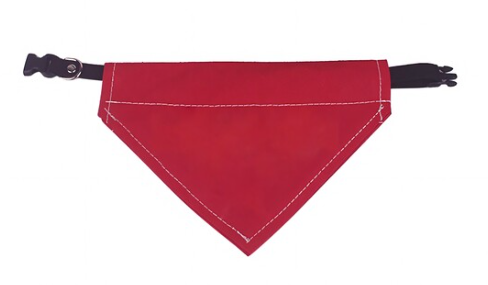 Dog Bandana Solid Color Pet Collar Scarf